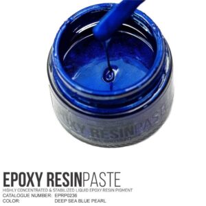 Deep Sea Blue Pearl Epoxy Resin Pigment Pasta