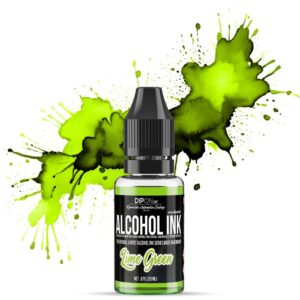 Limegrønt alkoholblekk