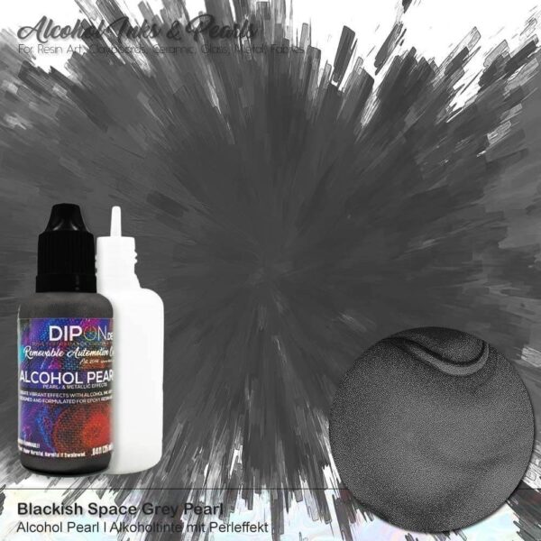 Space Grey alkoholperleblekk